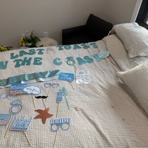 Bridal Shower Photo Booth props and bachelorette party decor